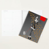 Dog Walker Autumn Leaves zwart Planner (Display)