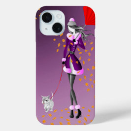 Dog Walker & Autumn verlaat iPhone-hoesje iPhone 15 Case