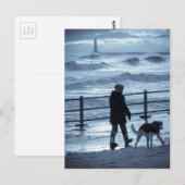 Dog Walker bij Roker Briefkaart (Voorkant / Achterkant)