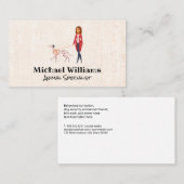 Dog Walker | Dierenbescherming Visitekaartje (Voorkant / Achterkant)