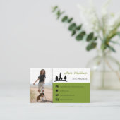 Dog Walker | Dog Trainer | Pet Care Visitekaartje (Staand voorkant)