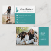 Dog Walker | Dog Trainer | Pet Care Visitekaartje (Voorkant / Achterkant)