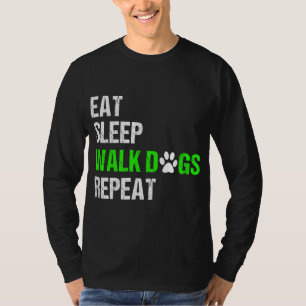 Dog Walker Dog Walking Gift Hondenliefhebber T-shirt