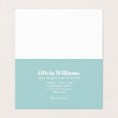 Dog Walker en Pet Sitter Visitekaartje (Binnenkant ongevouwen)