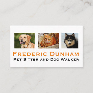 Dog Walker en Pet Sitter Visitekaartjes