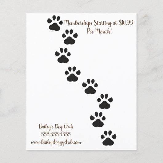 Dog walker flyer najaar (Achterkant)