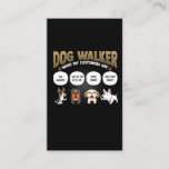 Dog Walker Funny Dog Walking Pet Sitter Gift Visitekaartje<br><div class="desc">Dog Walker Funny Dog Walking Pet Sitter Gift. Funny Pet Sitter Gift for Pet Lover. Dog Walker Paw Animal Sitting Job Love.</div>