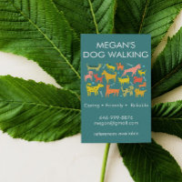 Dog Walker Groomer Colorful Funny Dogs Puppy Vets