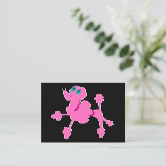 Dog Walker / Groomer / Etc. Visitekaartje (Staand voorkant)