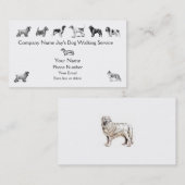 Dog Walker Groomer Pet Care Service Custom Company Visitekaartje (Voorkant / Achterkant)