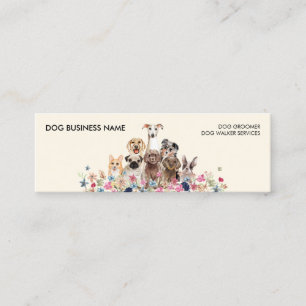 Dog Walker Groomer petcare Mini Visitekaartje
