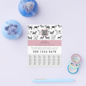 Dog Walker Grooming Dog Trainer Traar-off Labels Flyer (Enkel)