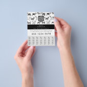 Dog Walker Grooming Dog Trainer Traar-off Labels Flyer (Hand)