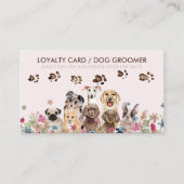 Dog Walker Grooming Petsitter Sale Loyalty Visitekaartje (Voorkant)