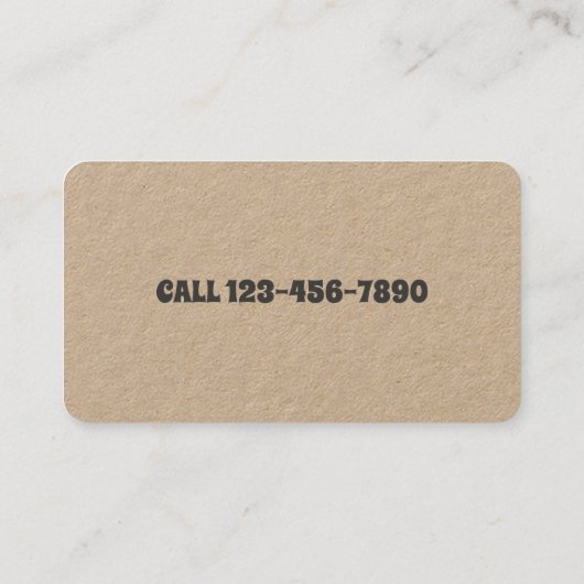 Dog Walker Grooming Sitting Visitekaartje (Achterkant)