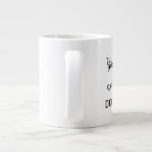 Dog walker grote koffiekop (Achterkant)