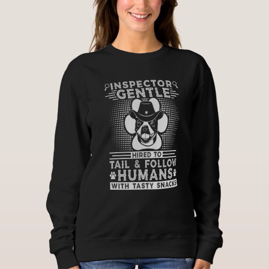 Dog Walker Inspector Dog Trainer French Bu Trui (Voorkant)