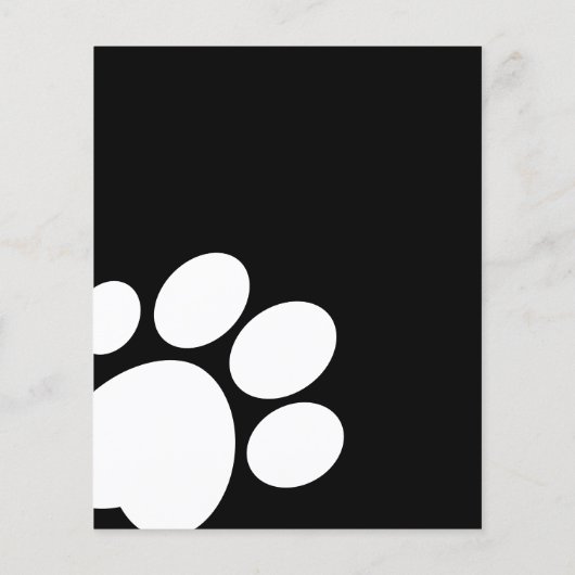 Dog Walker of Pet Sitting Flyer (Achterkant)