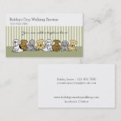 Dog Walker Pet Business  Visitekaartje (Voorkant / Achterkant)
