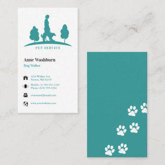 Dog Walker | Pet Care Aqua Visitekaartje