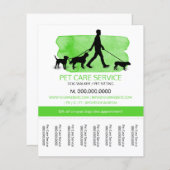 Dog walker/Pet Care Sitting (Voorkant / Achterkant)