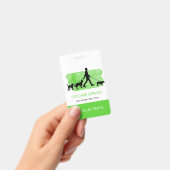 Dog walker / Pet Care Sitting Badge (Handheld)