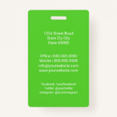 Dog walker / Pet Care Sitting Badge (Achterkant)