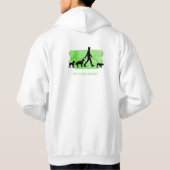 Dog walker/Pet Care Sitting Hoodie (Achterkant)