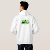 Dog walker/Pet Care Sitting Hoodie (Achterkant volledig)