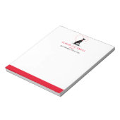 Dog walker/Pet Care Sitting Notitieblok (Linkerzijde)