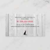 Dog walker / Pet Care Sitting Visitekaartje (Achterkant)