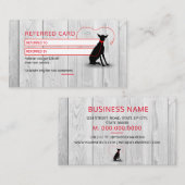 Dog walker / Pet Care Sitting Visitekaartje (Voorkant / Achterkant)