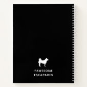 Dog Walker & Pet Sitter Black Notitieboek (Achterkant)