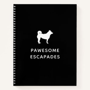 Dog Walker & Pet Sitter Black Notitieboek