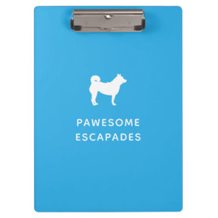 Dog Walker & Pet Sitter Blauwgroen Klembord
