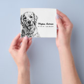 Dog Walker Pet Sitter Labrador Business Flyer (Hand)