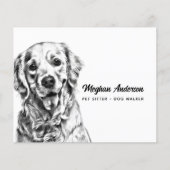 Dog Walker Pet Sitter Labrador Business Flyer (Voorkant)