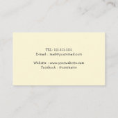 Dog Walker Pet Sitter Paw Visitekaartje (Achterkant)