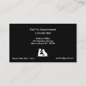 Dog Walker / Pet Sitter Visitekaartje (Achterkant)