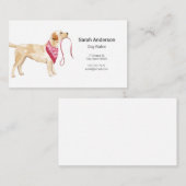 Dog Walker Pet Sitting Visitekaartje (Voorkant / Achterkant)