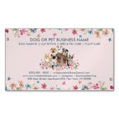 Dog Walker Petsitter petshop boutique vet Magnetisch Visitekaartje (Voorkant)