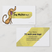 Dog Walker Ph.D Visitekaartje (Voorkant / Achterkant)