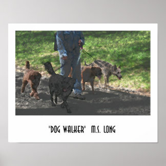 Dog Walker Poster