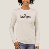 Dog Walker Quote Tri-Blend Shirt (Voorkant)