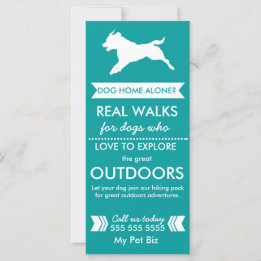 Dog Walker Rack Kaart - 