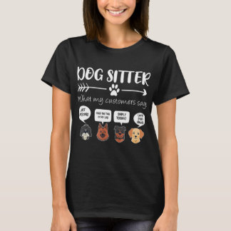 Dog Walker Shirt Dog Walking Gift Funny Cute Dog F