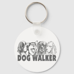 Dog Walker Sleutelhanger