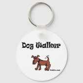 Dog Walker Sleutelhanger (Voorkant)
