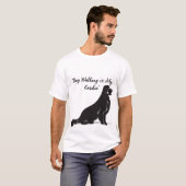 Dog Walker T-shirt (Voorkant volledig)