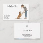 Dog Walker, Trainer, Obedience, Agility, Groomer Visitekaartje (Voorkant / Achterkant)